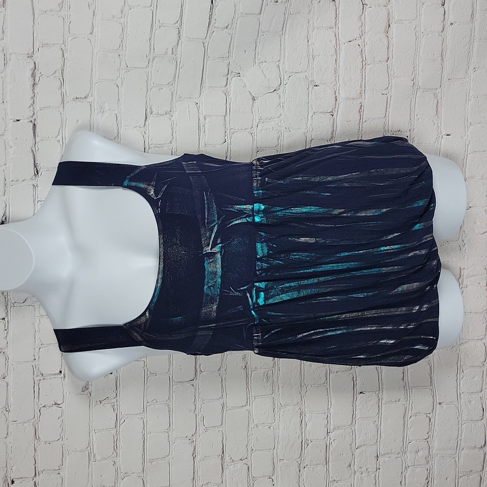 Torrid - Navy Blue Metallic Tank Top 💘